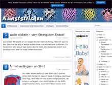 Tablet Screenshot of kunststricken.info